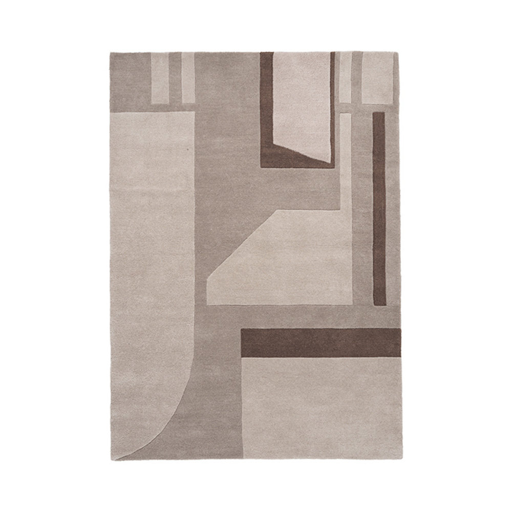 Broste Copenhagen Tapis Line laine - W140XL200CM Broste Copenhagen Tapis Line laine - W140XL200CM