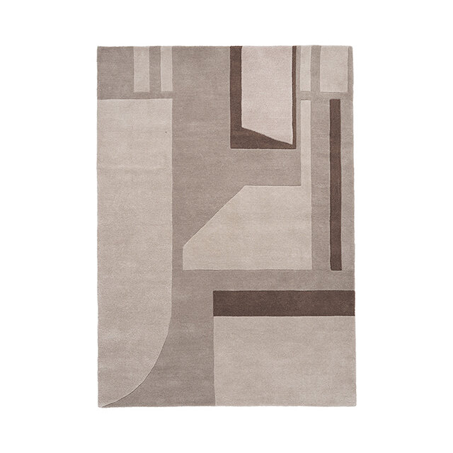 Broste Copenhagen Tapis Line laine - W140XL200CM Broste Copenhagen Tapis Line laine - W140XL200CM