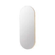 Broste Copenhagen Specchio ovale Alva - rovere / vetro