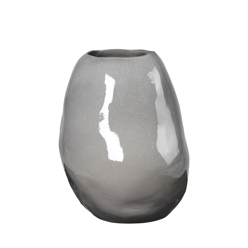 Broste Copenhagen Organic vase drizzle - W34,5XL33,5XH43CM Broste Copenhagen Organic vase drizzle - W34,5XL33,5XH43CM