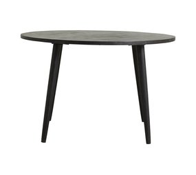 Nordal Mesa de comedor redonda Hau - negro