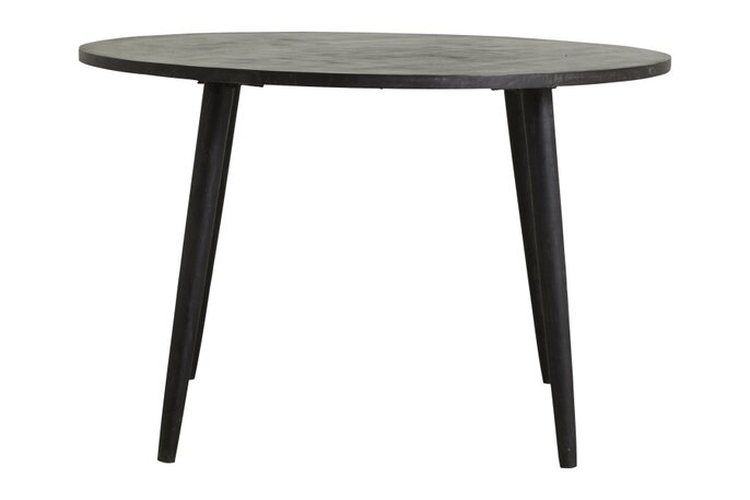 Nordal Hau round dining table - black Nordal Hau round dining table - black