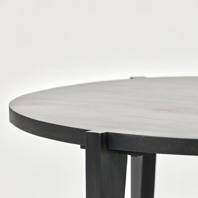 House Doctor Bali coffee table - black Ø110cm