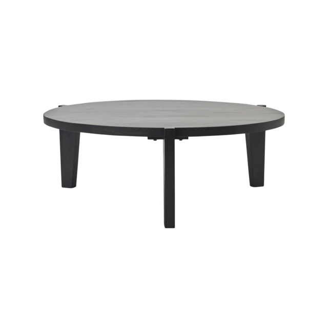 House Doctor Bali coffee table - black Ø110cm
