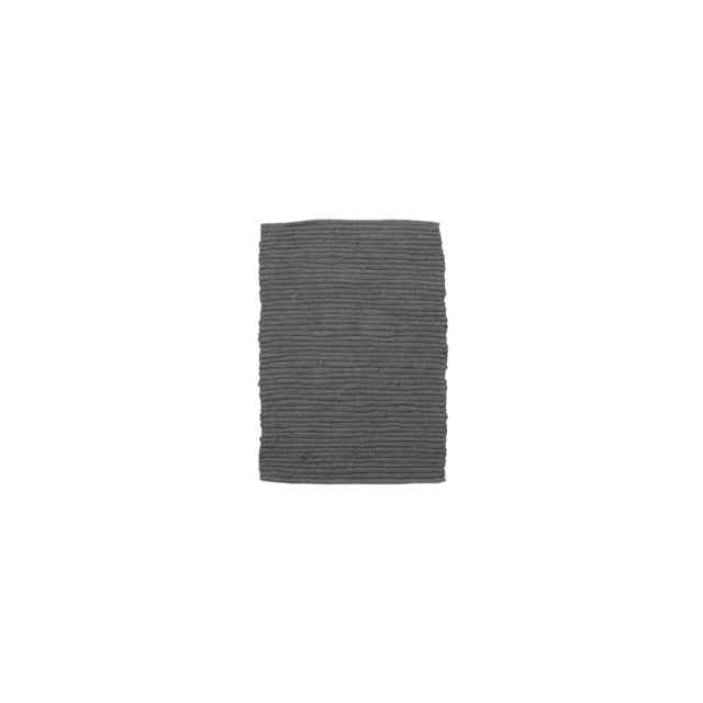 House Doctor Tapis Chindi - gris 60x90cm