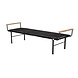 Bloomingville Mundo bank zwart Bloomingville Mundo bank zwart