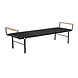 Bloomingville Mundo bank zwart Bloomingville Mundo bank zwart