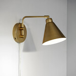 House Doctor Game wandlamp messing ijzer House Doctor Game wandlamp messing ijzer