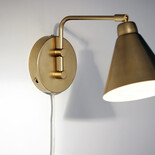 House Doctor Game wandlamp messing ijzer House Doctor Game wandlamp messing ijzer