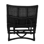 Bloomingville Baz Loungesessel Rattan - schwarz