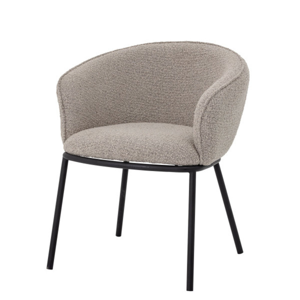 Bloomingville Silla de comedor Cortone - gris