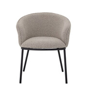 Bloomingville Silla de comedor Cortone - gris