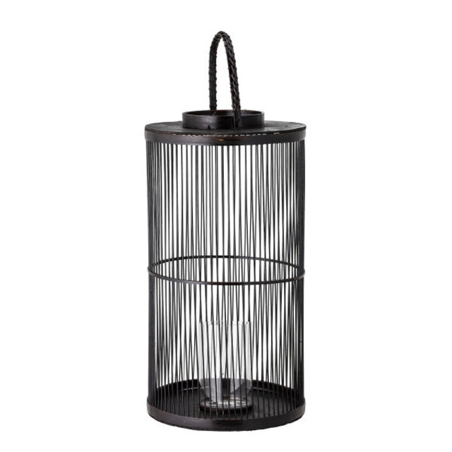 Bloomingville Effie lanterne - bambus / glas