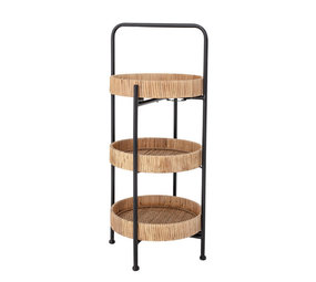 Bloomingville Tavolino Deva in rattan - naturale