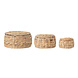 Bloomingville Shona manden - set van 3 stuks Bloomingville Shona manden - set van 3 stuks