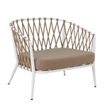 Bloomingville Cia Lounge chair - white Bloomingville Cia Lounge chair - white