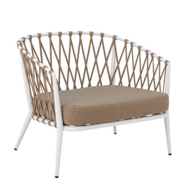 Bloomingville Chaise longue Cia - blanc