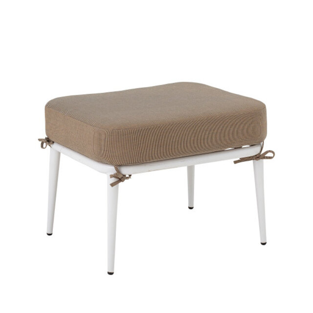 Bloomingville Cia pouf / stool - white