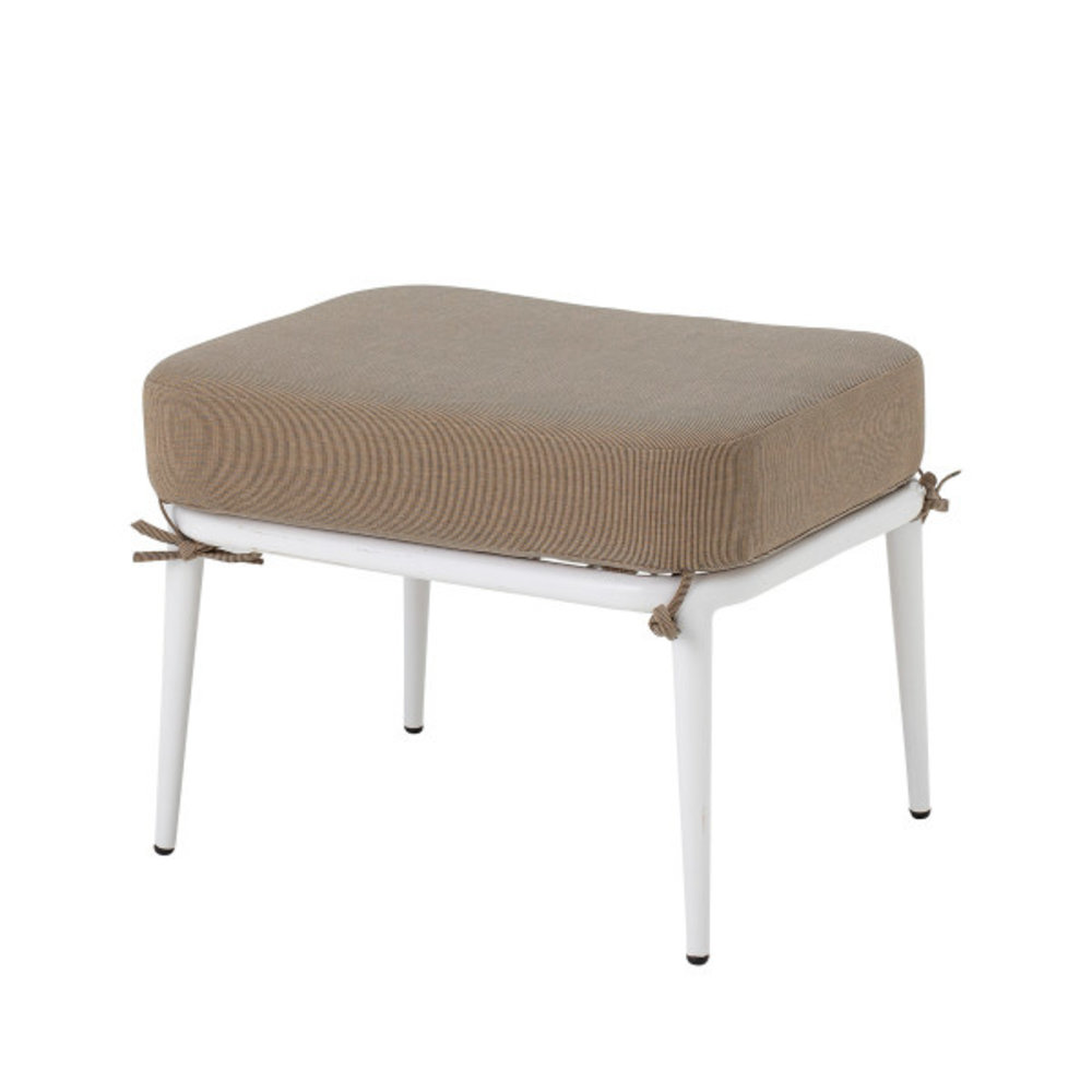 Bloomingville Pouf / tabouret Cia - blanc Bloomingville Pouf / tabouret Cia - blanc
