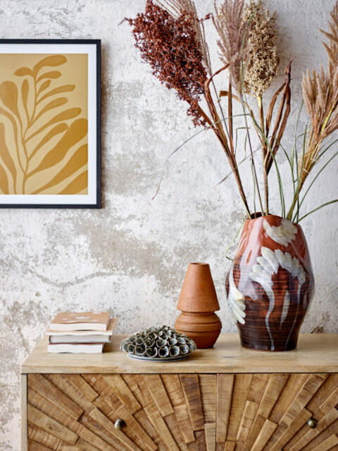 Bloomingville Obsa vase - brown