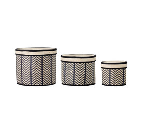 Bloomingville Islim manden - set van 3 stuks Bloomingville Islim manden - set van 3 stuks