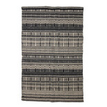 Bloomingville Tapis Joob laine - noir