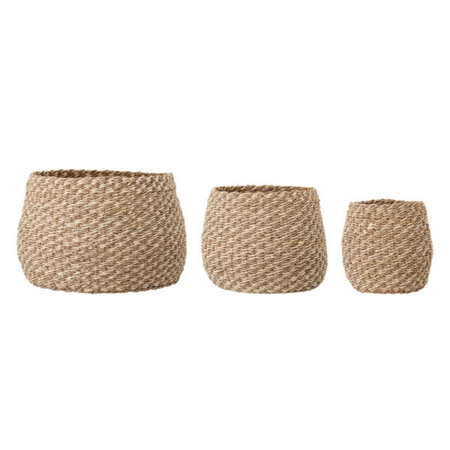 Bloomingville Malli baskets - set of 3 pieces