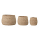 Bloomingville Malli manden - set van 3 stuks Bloomingville Malli manden - set van 3 stuks