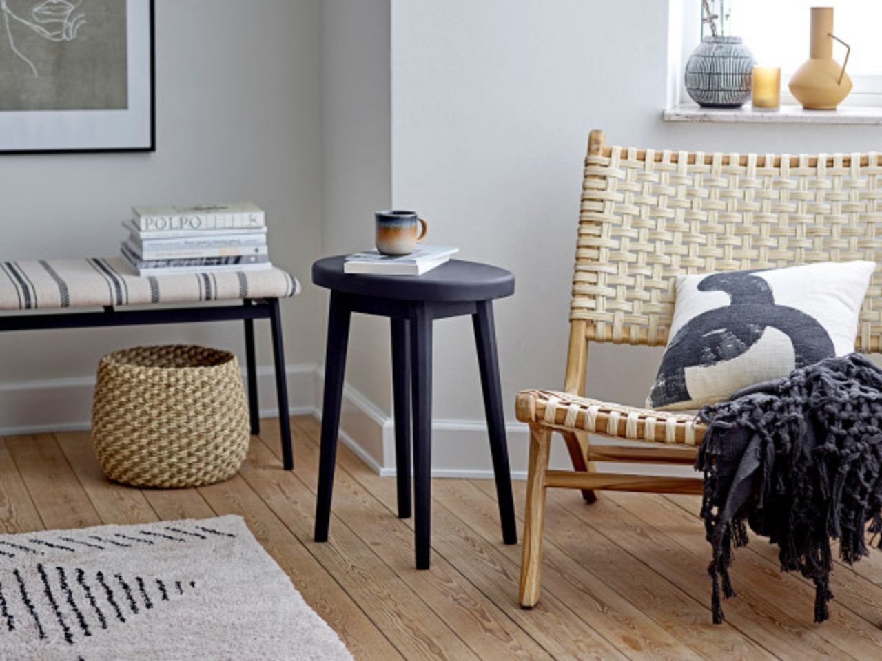 Bloomingville Malli manden - set van 3 stuks