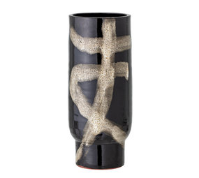 Bloomingville Vefa Vase - schwarz