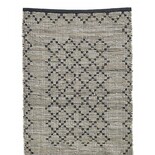 Nordal Tapis tissé Chindi - cuir / coton Nordal Tapis tissé Chindi - cuir / coton