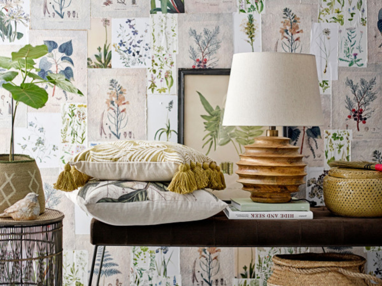 Bloomingville Almohada isser - verde Bloomingville Almohada isser - verde