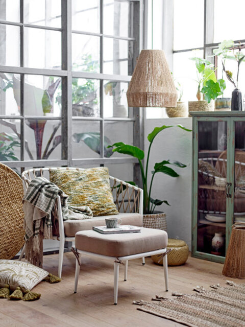Bloomingville Isser kussen - groen
