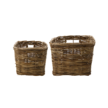 House Doctor Baskit korgar - set om 2 st House Doctor Baskit korgar - set om 2 st