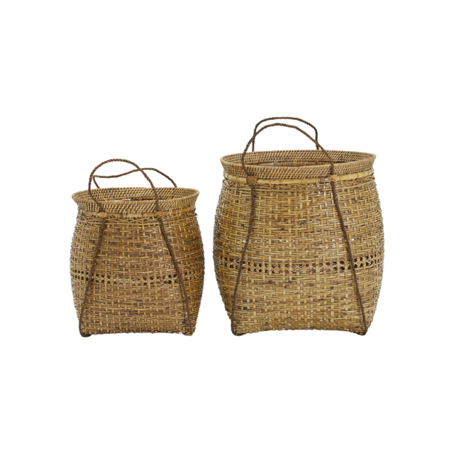 House Doctor Kuta baskets - set of 2 pieces House Doctor Kuta baskets - set of 2 pieces