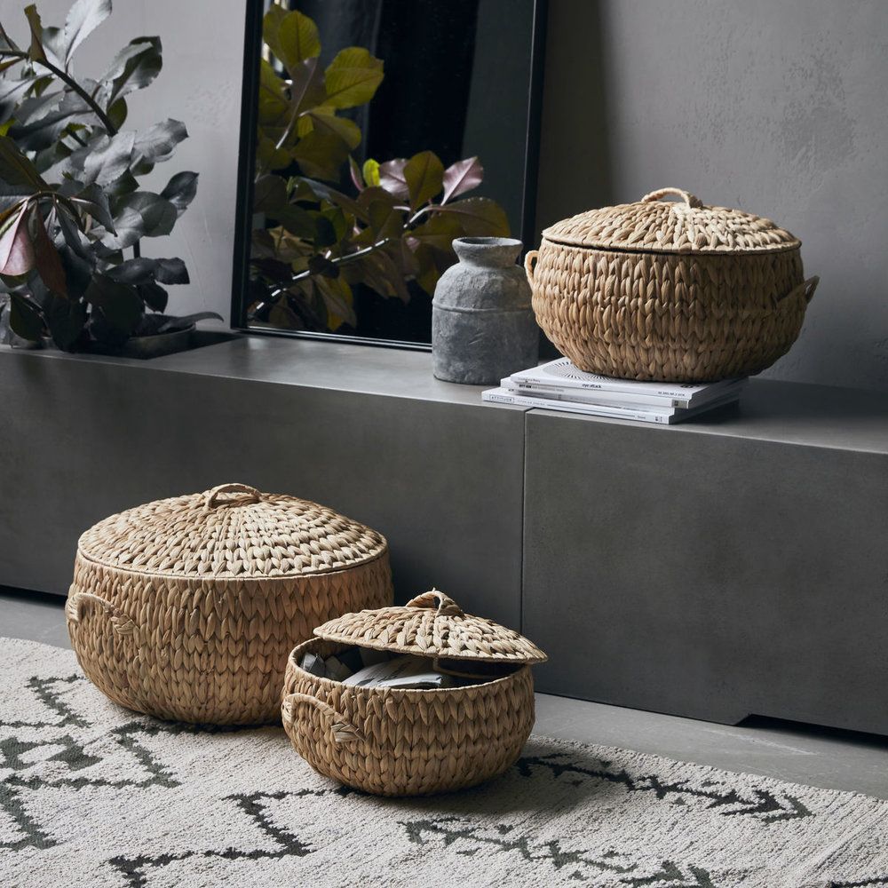 House Doctor Cestini Rata - set di 3 pezzi House Doctor Cestini Rata - set di 3 pezzi