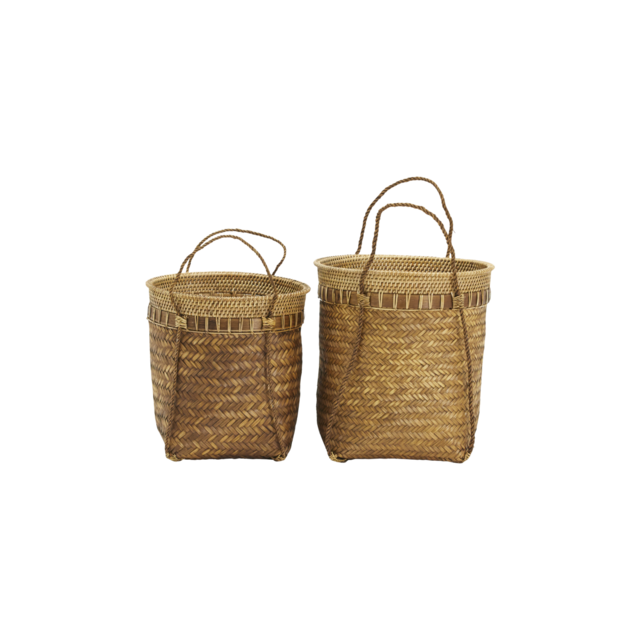 House Doctor Paniers Bali - set de 2 pièces Ø35 et Ø30