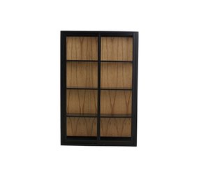 Nordal Armario de pared bei - negro Nordal Armario de pared bei - negro