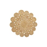 Nordal Lucia vloerkleed - jute Ø150cm Nordal Lucia vloerkleed - jute Ø150cm
