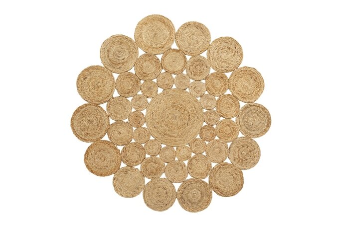 Nordal Lucia teppe - jute Ø150cm