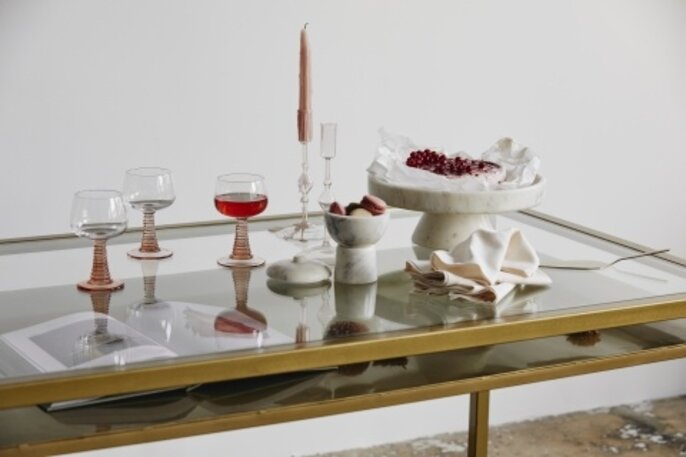 Nordal Etne dining table - gold Nordal Etne dining table - gold