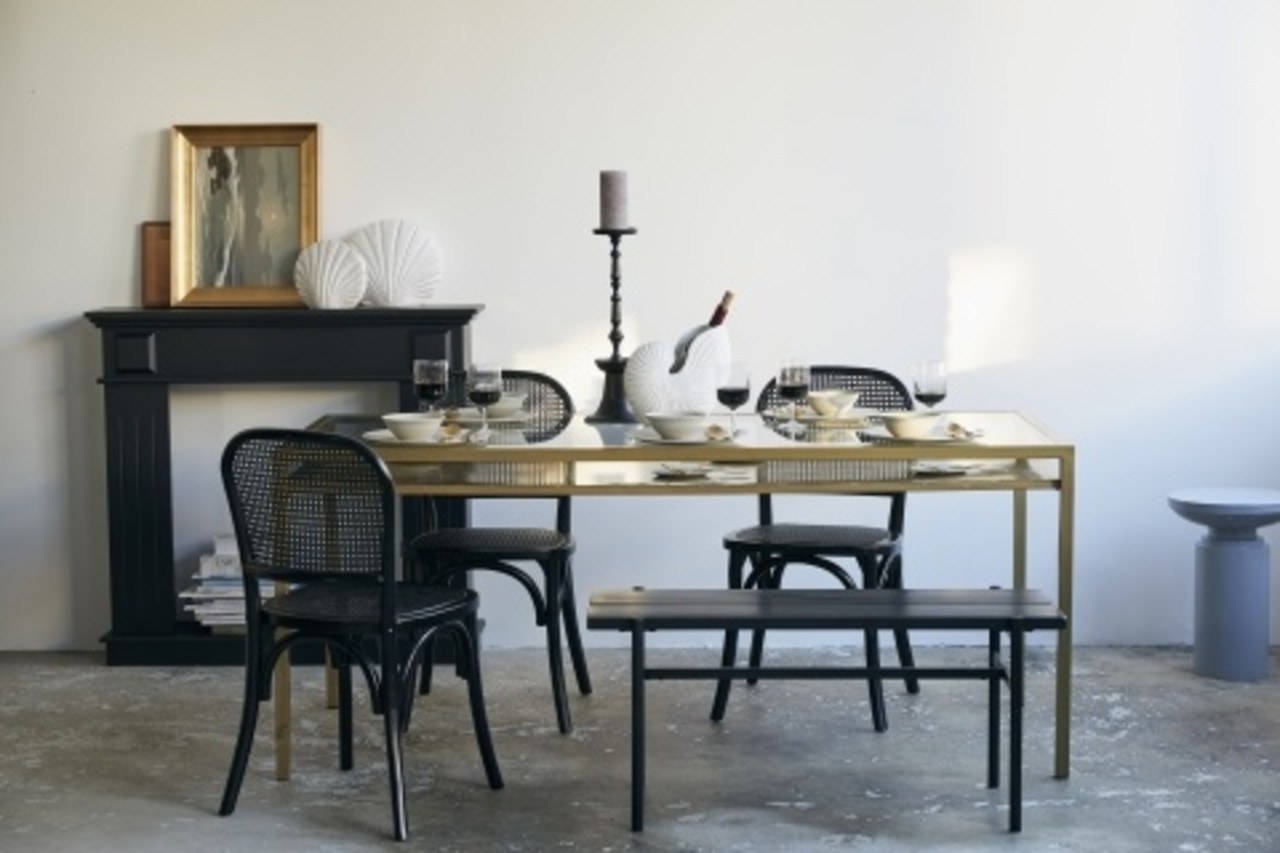 Nordal Etne eettafel - goud Nordal Etne eettafel - goud