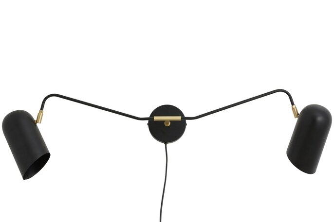 Nordal Lampada da parete Eris - nera