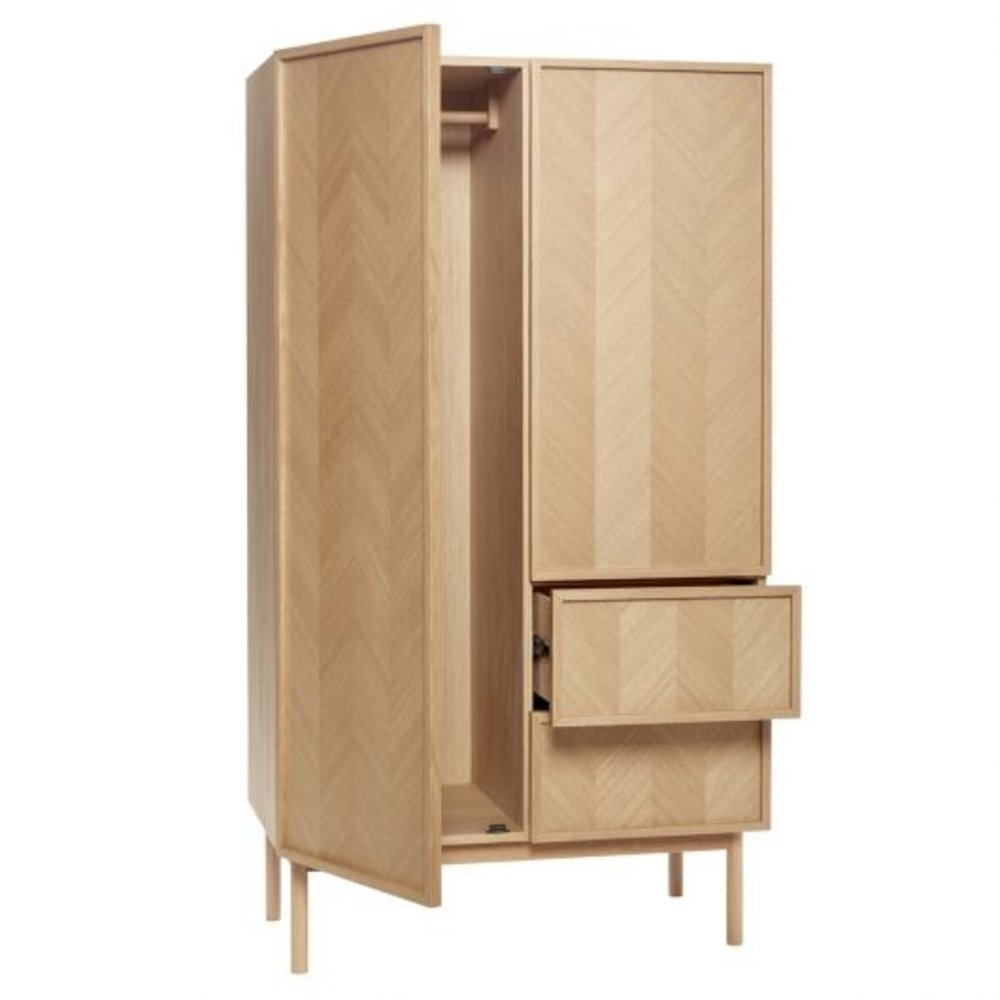 Hubsch Armoire en chêne - naturel