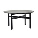 Hubsch Salontafel eikenhout rond - zwart Hubsch Salontafel eikenhout rond - zwart