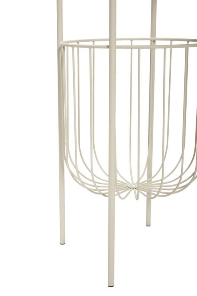 Hubsch Bijzettafel ijzer - grijs