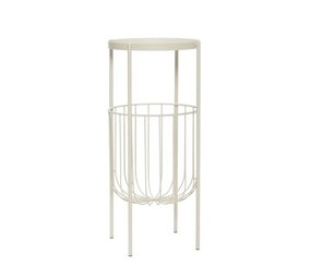 Hubsch Table d'appoint en fer - gris