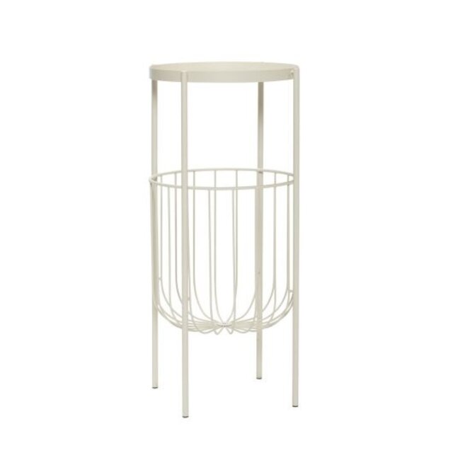 Hubsch Table d'appoint en fer - gris