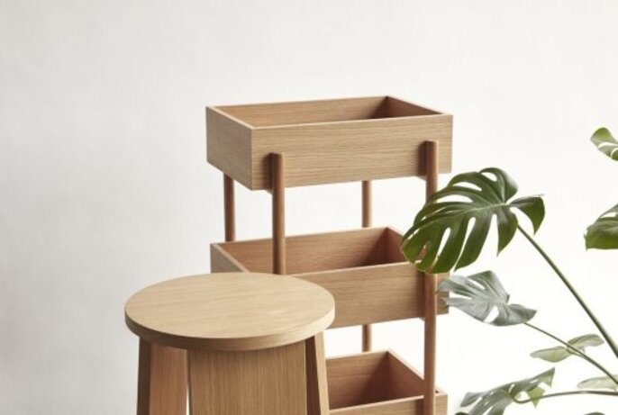 Hubsch Chêne console - naturel