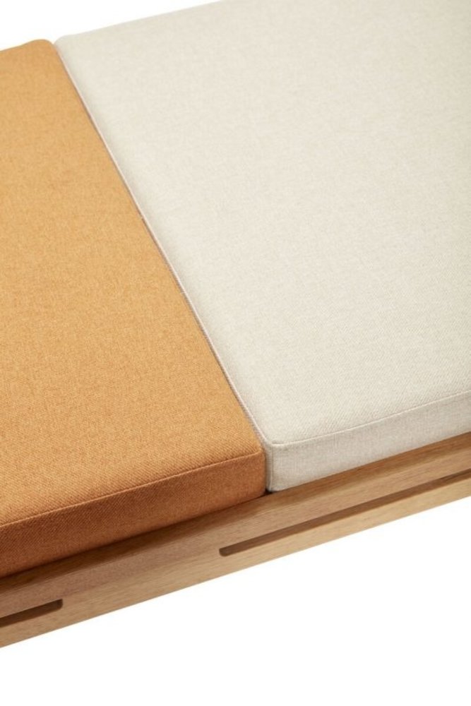 Hubsch Dagseng inkludert puter - beige / oransje Hubsch Dagseng inkludert puter - beige / oransje